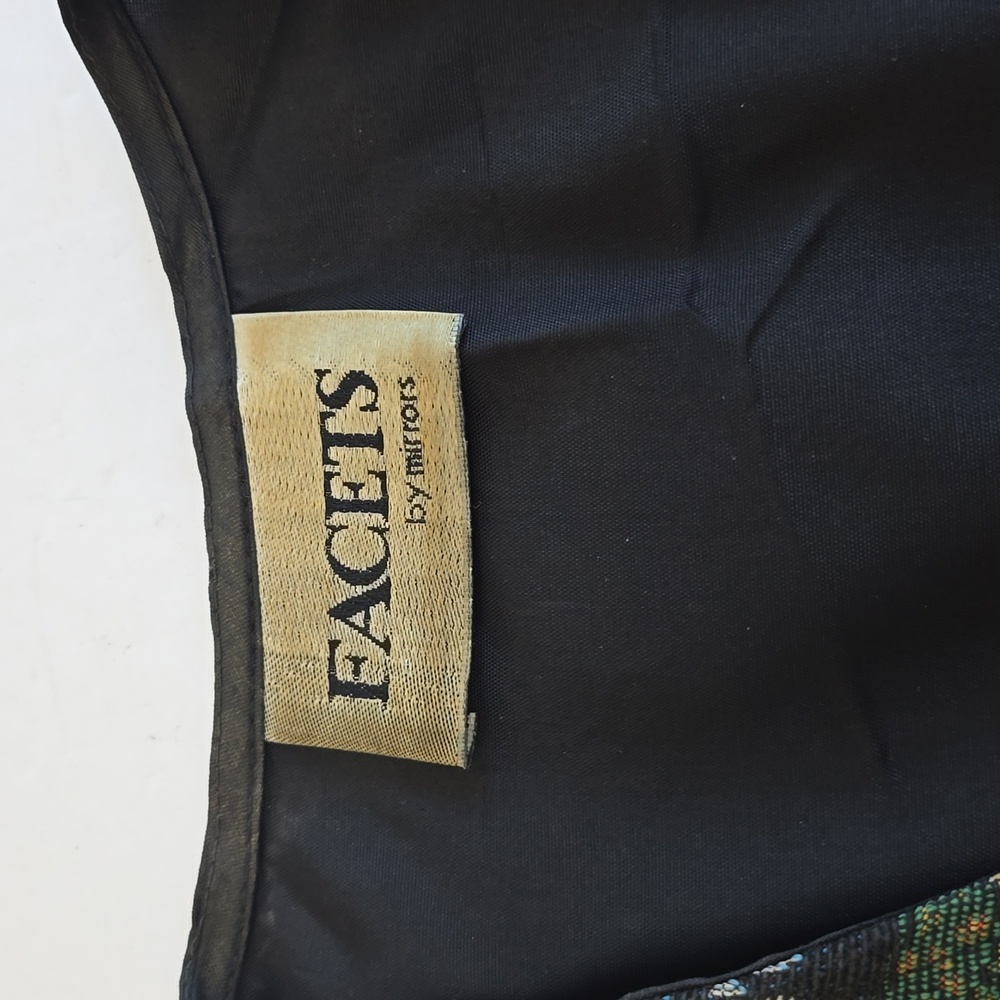 Vintage Facets By Mirrors Noah's Ark Tapestry Vest Multi Color Size Medium - Picture 13 of 14